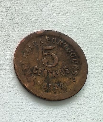 Португалия 5 сентаво, 1927. 4-1-21