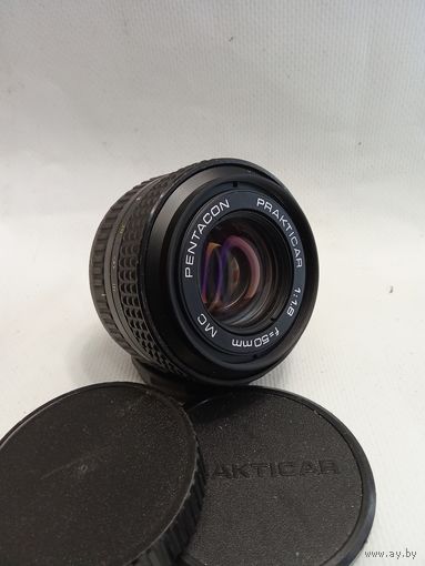 Объектив Pentacon Prakticar 1.8 50mm крышки