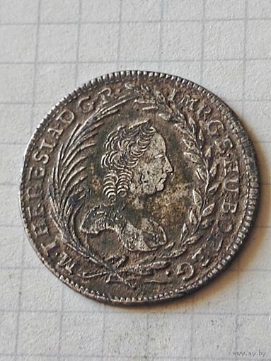 20 крейцеров 1764 год(Австро-Венгрия)