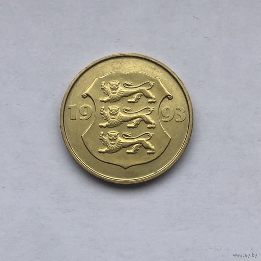 5 крон 1993 с буквой М