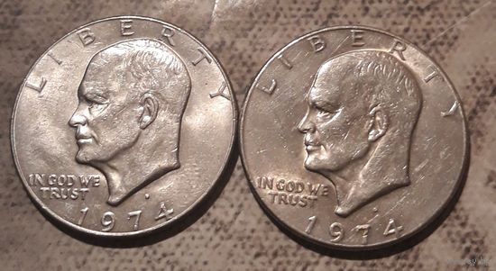 1 доллар 1974D США