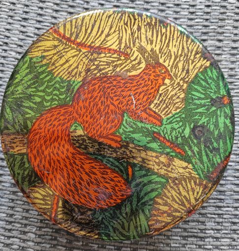 Банка из-под халвы. СССР.