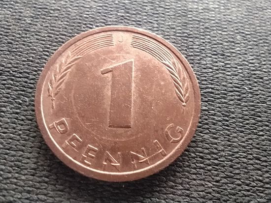 Германия (ФРГ), 1 пфенниг 1975 J, KM# 105