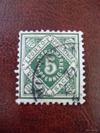 DR Mi.103 Вюртемберг. Германия 1890 год