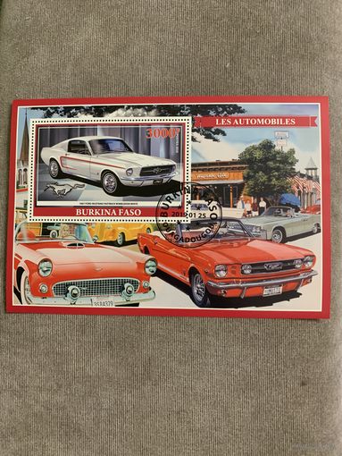 Буркина Фасо 2019. Ford Mustang 1967. Блок