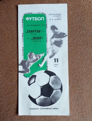 Спартак(Москва)-Зенит(Ленинград) 1987