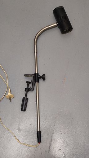 Настольная лампа с кронштейном.СССР