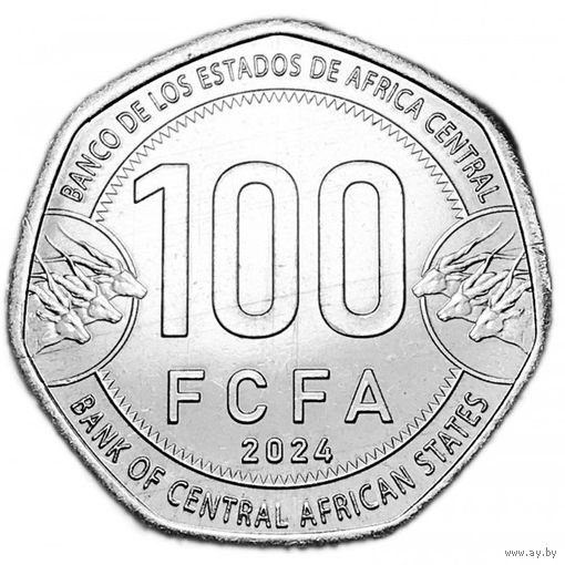 Центральная Африка (BEAC) 100 франков, 2024 UNC