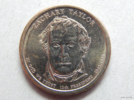 США 1 доллар 2009г.Закари Тейлор (12-ый президент).