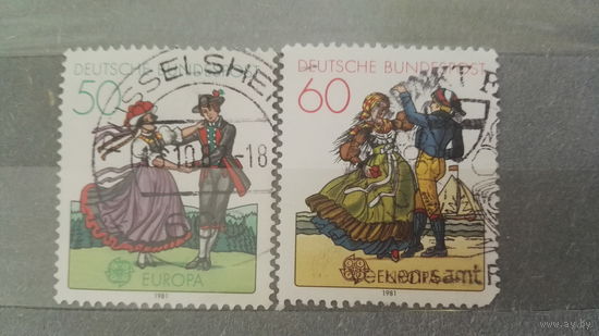 Германия 1981. Европа - Фольклор.  Полная серия