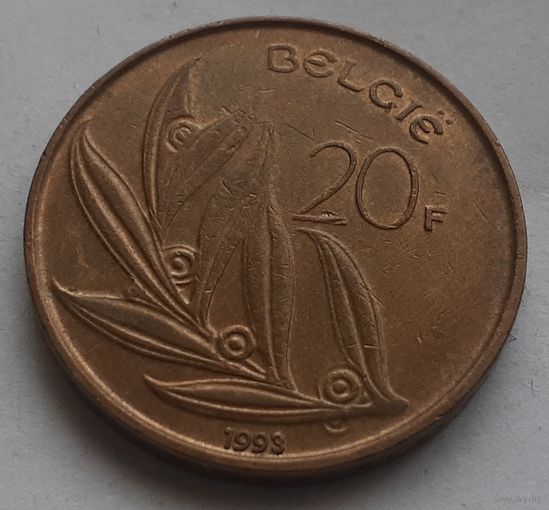 Бельгия 20 франков, 1993  (14-4-5)