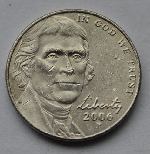 США, 5 центов 2006 г. Р