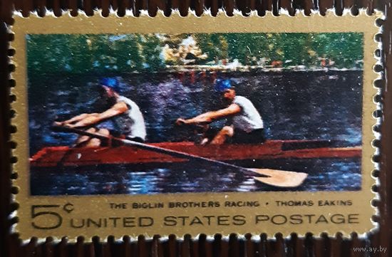 1967 Гонки братьев Биглин( картина Томаса Икинса)    США