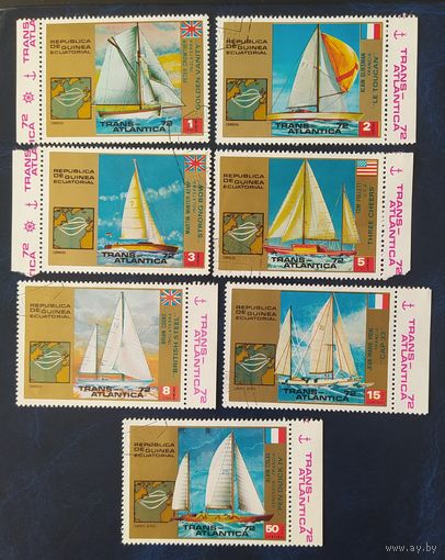 Экваториальная Гвинея 1972 регата.