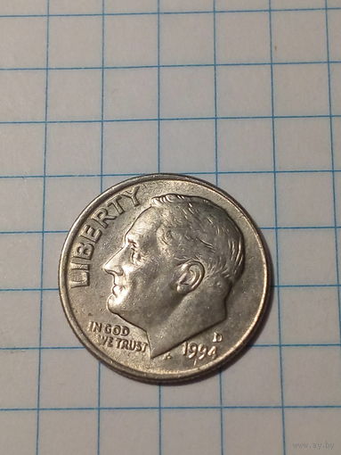 10 центов США 1994 Д год