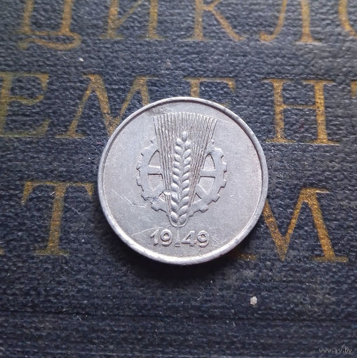 1 пфенниг 1949 (А) Германия ГДР #01