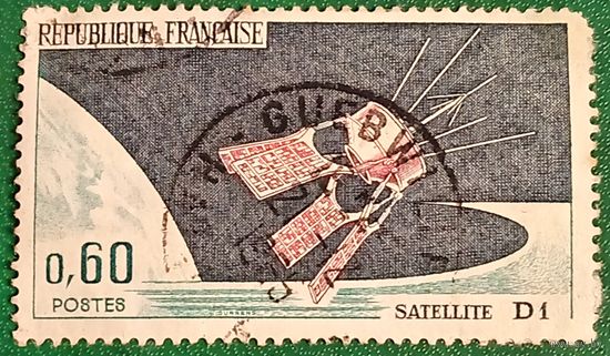 Франция 1966. Спутник D1 Диапазон