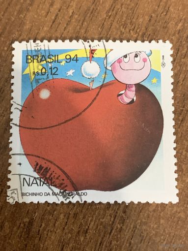 Бразилия 1994. Рождество. Марка из серии