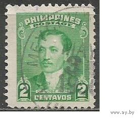 Филиппины. Хосе Рисаль. Учёный реформатор. 1948г. Mi#487.
