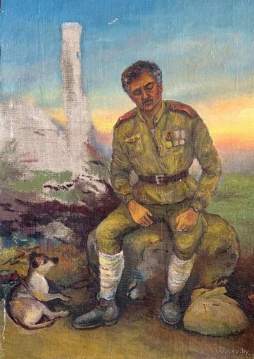 Багрянцев;картон/масло;37/53см