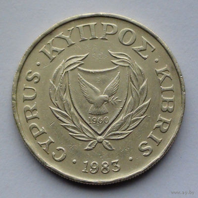 Кипр 10 центов. 1983