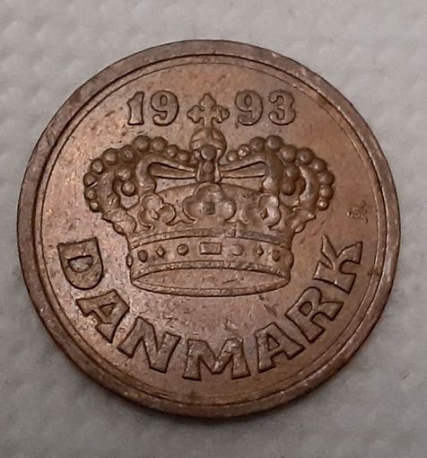 Дания 50 эре, 1993 (14-4-9)