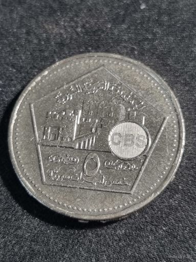 Сирия 5 фунтов 2003 Unc
