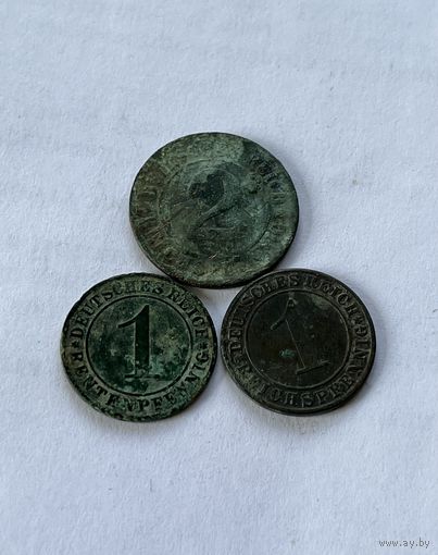 Германия  3 монеты