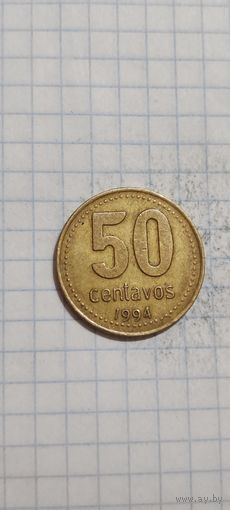 Аргентина 50 сентавос 1994