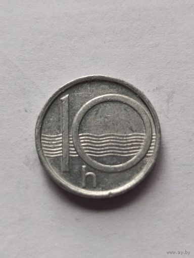 Чехия. 10 геллеров 1994 года. (4).