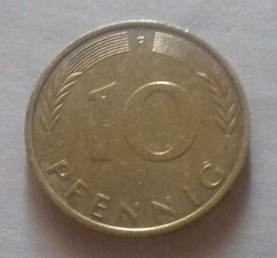 10 пфеннигов, Германия 1974 F