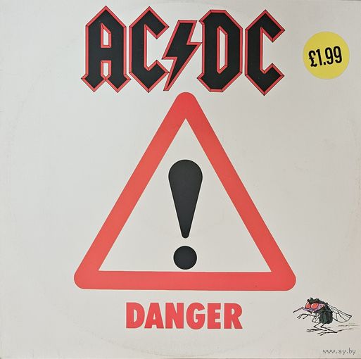 AC/DC.  DANGER (FIRST PRESSING) 45RPM