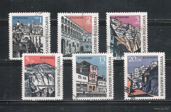 Болгария-1967, (Мих.1764-1769) , гаш., Тырново (полная серия)