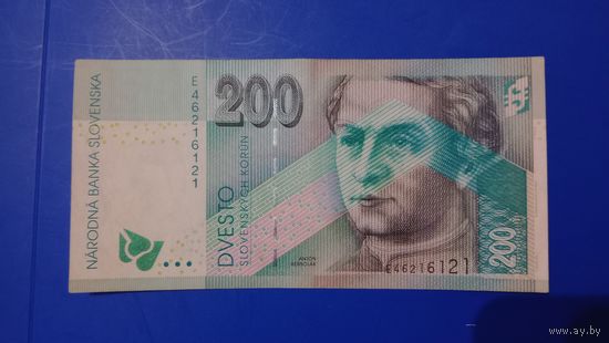 Словакия 200 крон 2002
