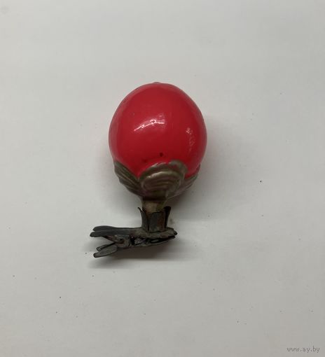 Елочная игрушка бутон цветок СССР