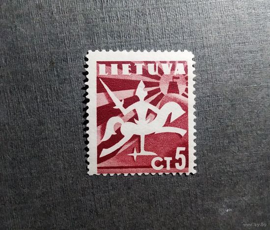 Марка Литва 1940 год Стандартный выпуск