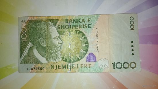 Албания 1000 лек 2011г