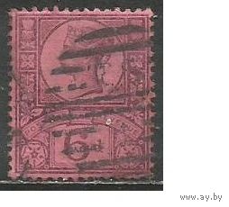 Британия. Королева Виктория. 1887г. Mi#94.