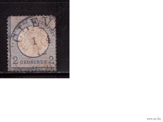 Германия(Рейх)-1872,(Мих.5) гаш.  , Стандарт, Герб