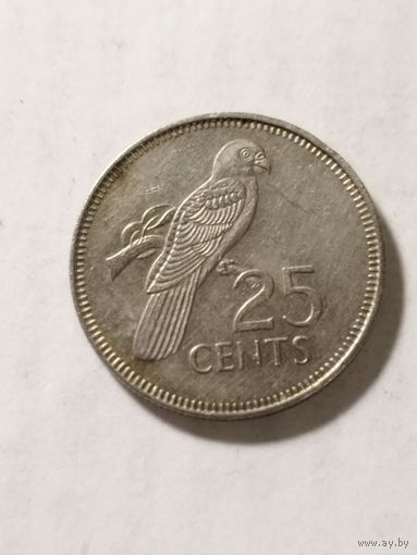 Сейшелы 25 центов 1992