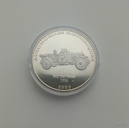 КОНГО  10 франков 2003 г.