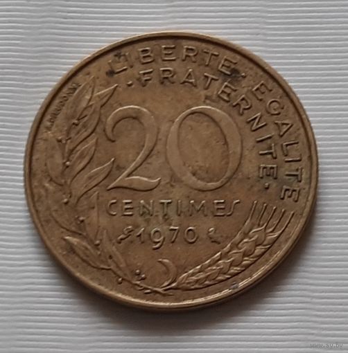 20 сантимов 1970 г. Франция