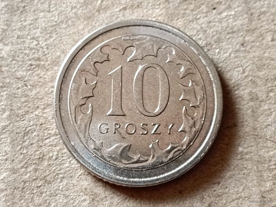 Польша 10 грошей, 2023г. (Н)