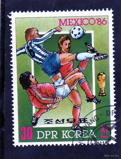 Корея.Спорт.Чемпионат мира по футболу.Мехико. 1986.