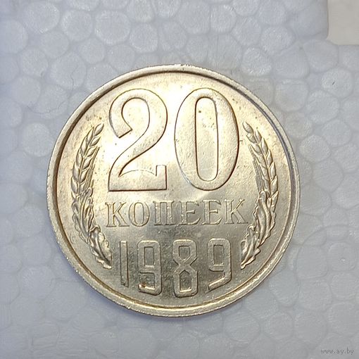 20 копеек 1989 в блеске!