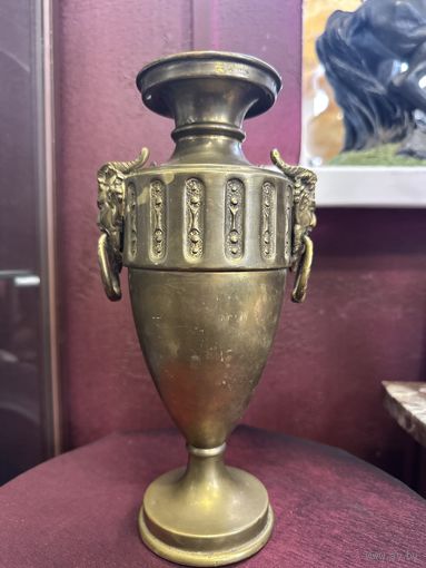 Старинная латунная ваза, Европа, много лотов с рубля