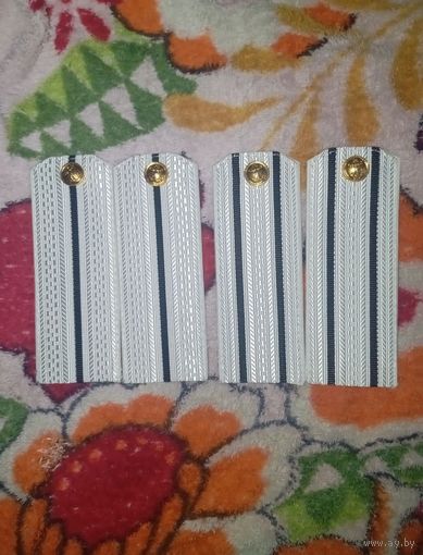 Погоны ВМФ (Белые)