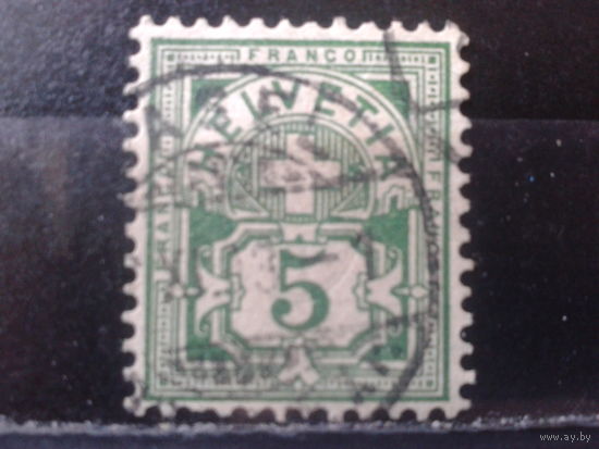 Швейцария 1882 Стандарт 5с