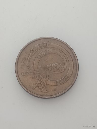 Ирландия 1/2 пенни 1975 года .