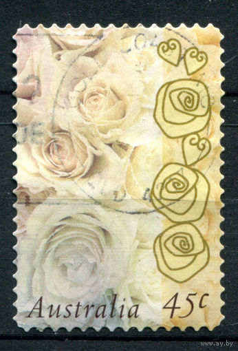 Австралия - 1998г. - розы - 1 марка - полная серия, гашёная [Mi 1706]. #3-WB-91-A-2
